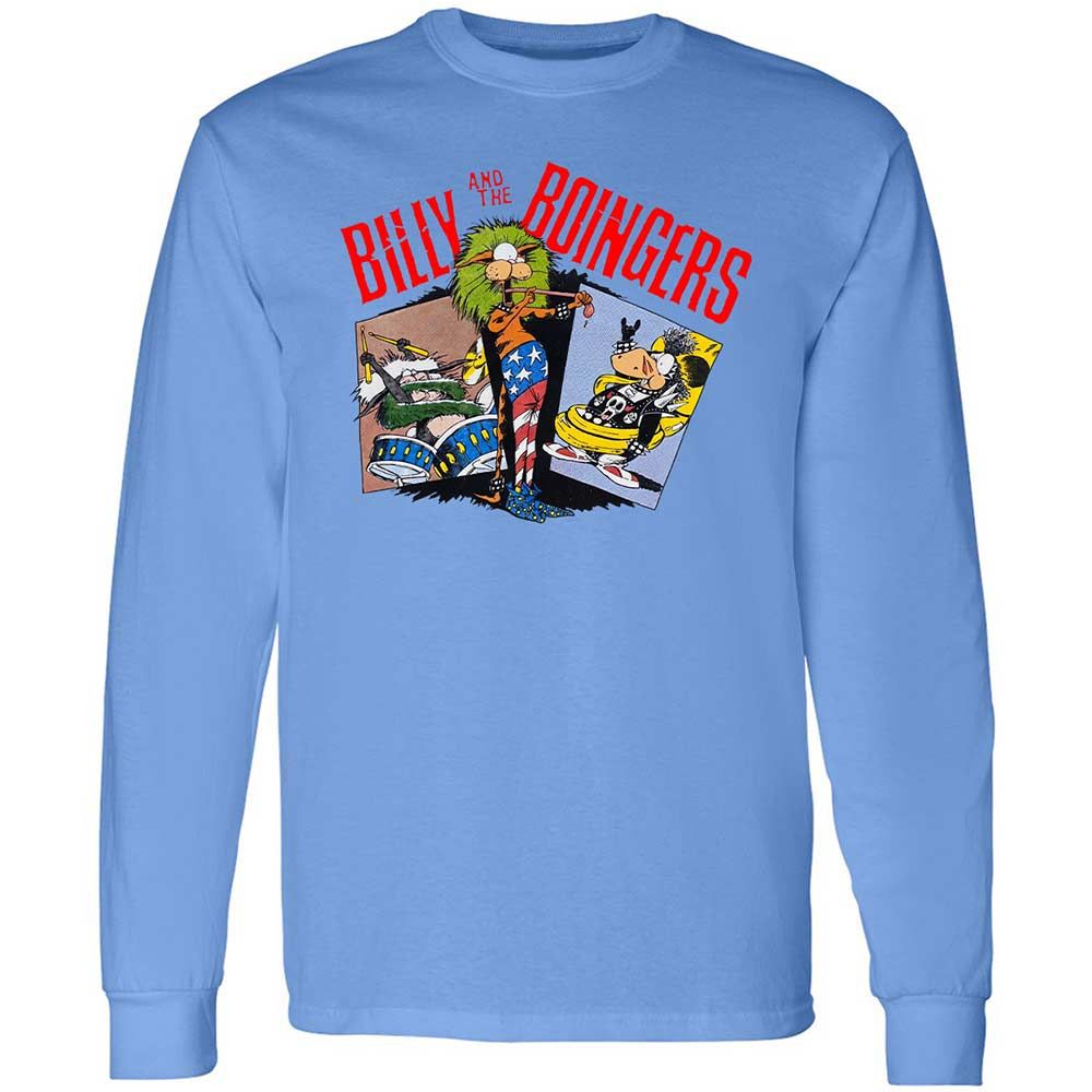 Long Sleeve T-Shirt - BY9T3K3G - Carolina Blue - 15