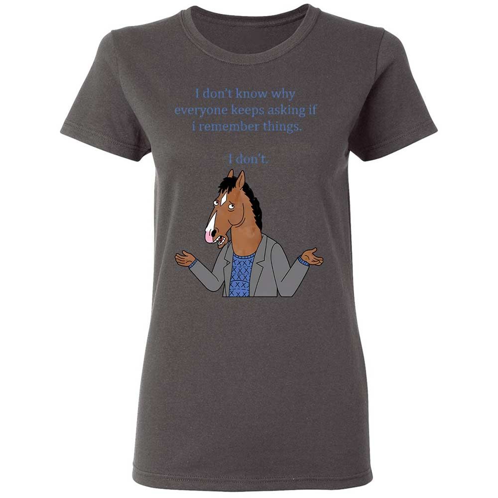Women's T-Shirt - FR46AMQY - Charcoal - 15