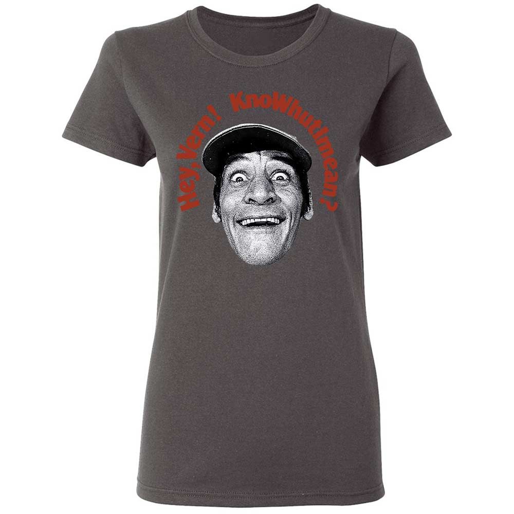Women's T-Shirt - 3T7DA1KU - Charcoal - 15