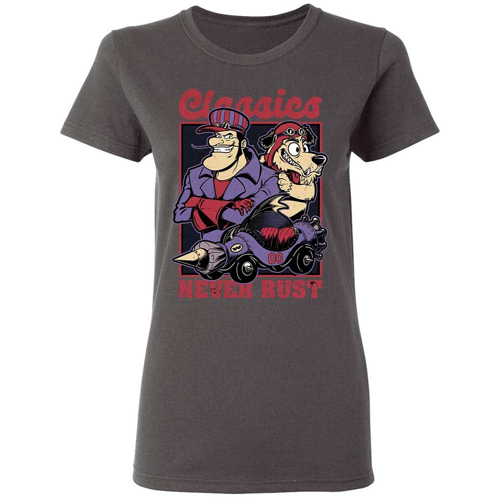 Women's T-Shirt - HCK89CA7 - Charcoal - 15