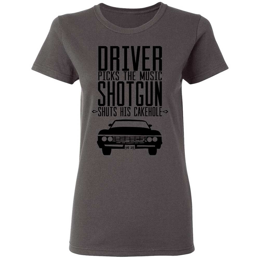 Women's T-Shirt - WZGAL56K - Charcoal - 15