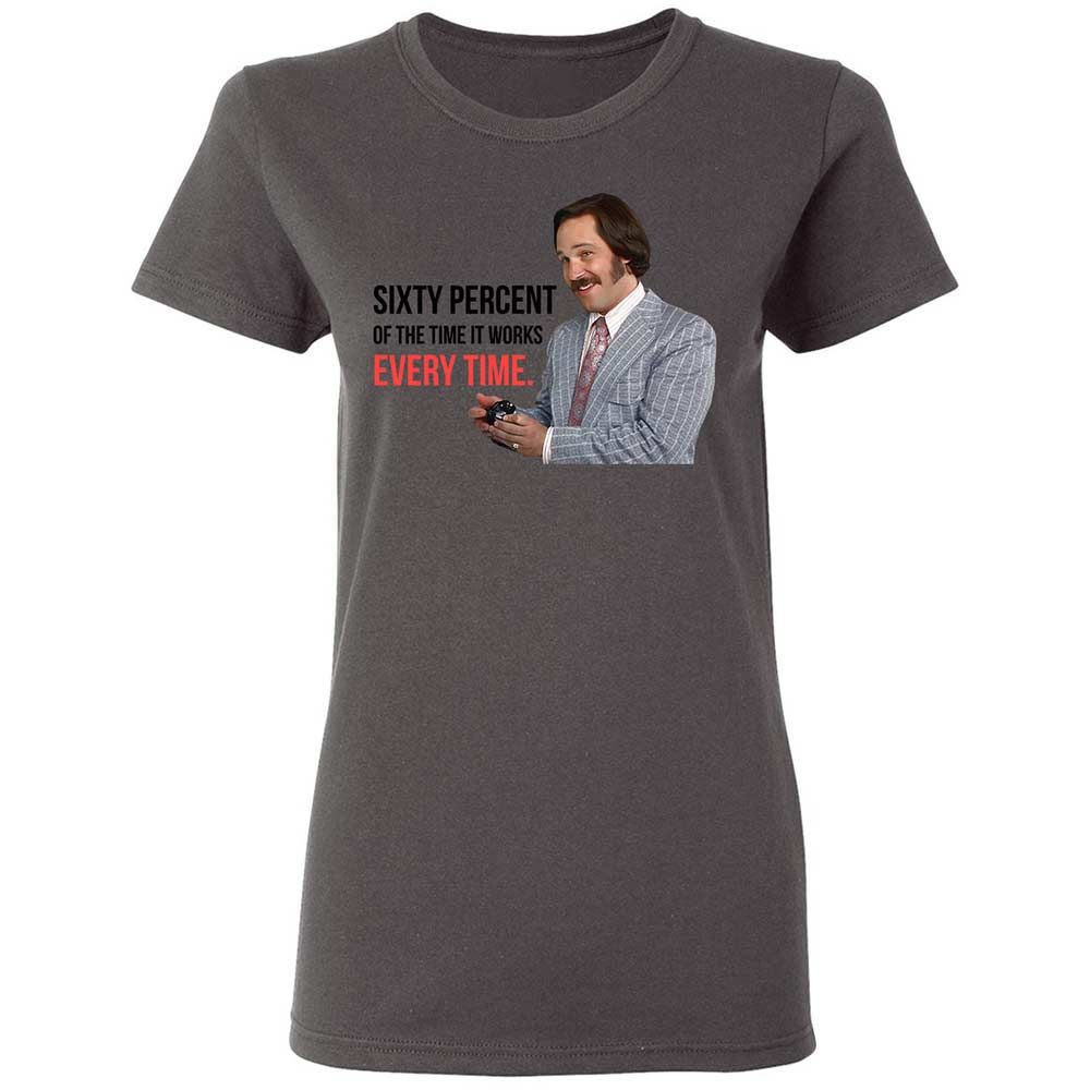 Women's T-Shirt - 871B9KUT - Charcoal - 15