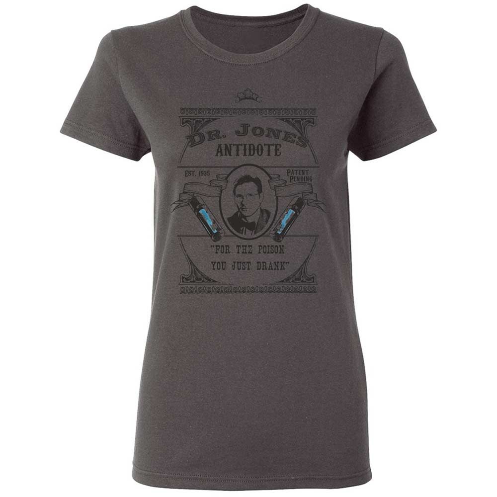 Women's T-Shirt - H2BKMZX5 - Charcoal - 15
