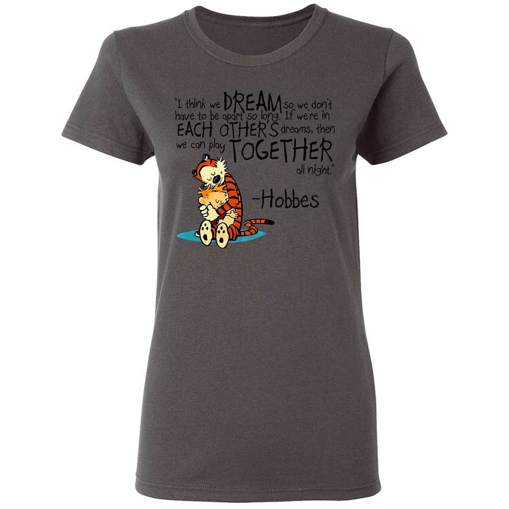 Calvin Hobbes Dreams - Charcoal - 15