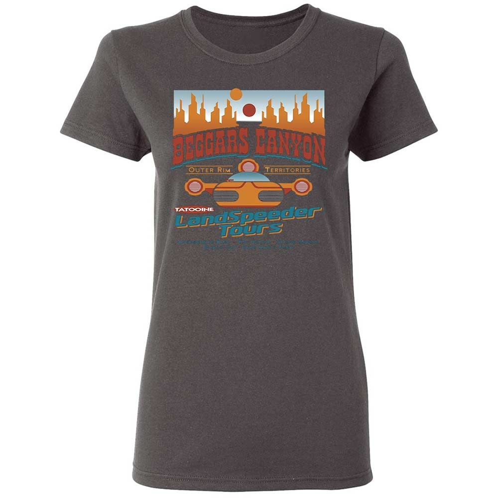 Women's T-Shirt - 747Z9QBP - Charcoal - 15