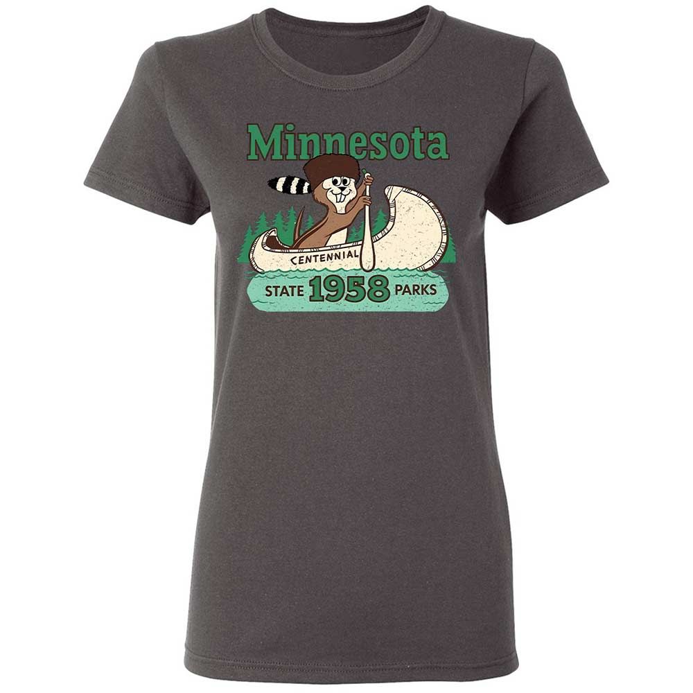 Women's T-Shirt - 4EW6CFYT - Charcoal - 15