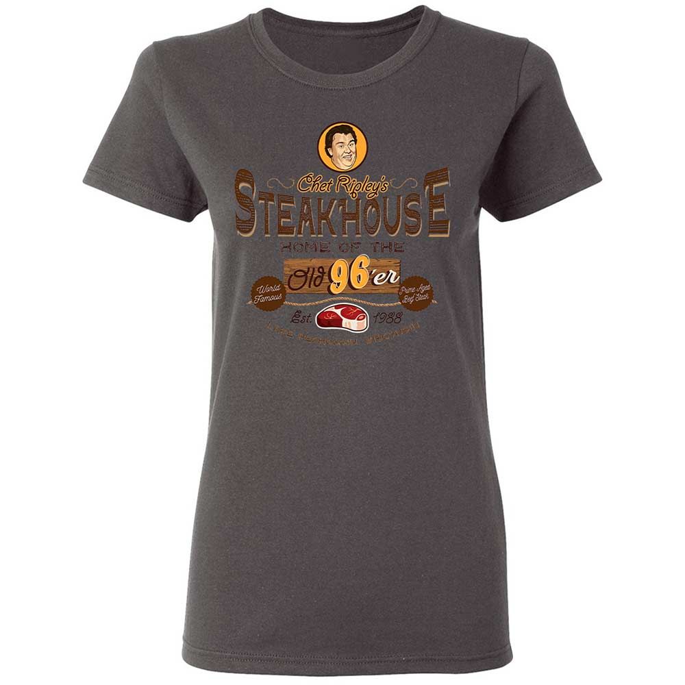 Women's T-Shirt - EY76KWZU - Charcoal - 15