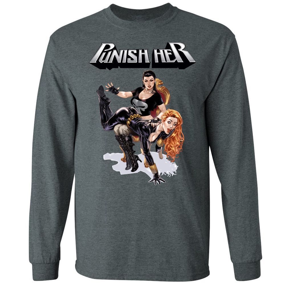 Long Sleeve T-Shirt - ZVTNKTYB - Dark Heather - 15