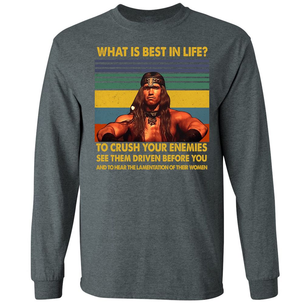 Long Sleeve T-Shirt - 2NCDYFV6 - Dark Heather - 15