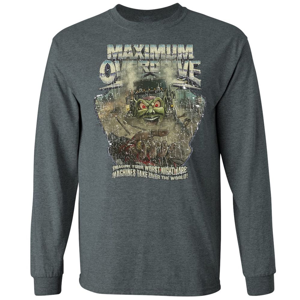 Long Sleeve T-Shirt - W4L3LU68 - Dark Heather - 15