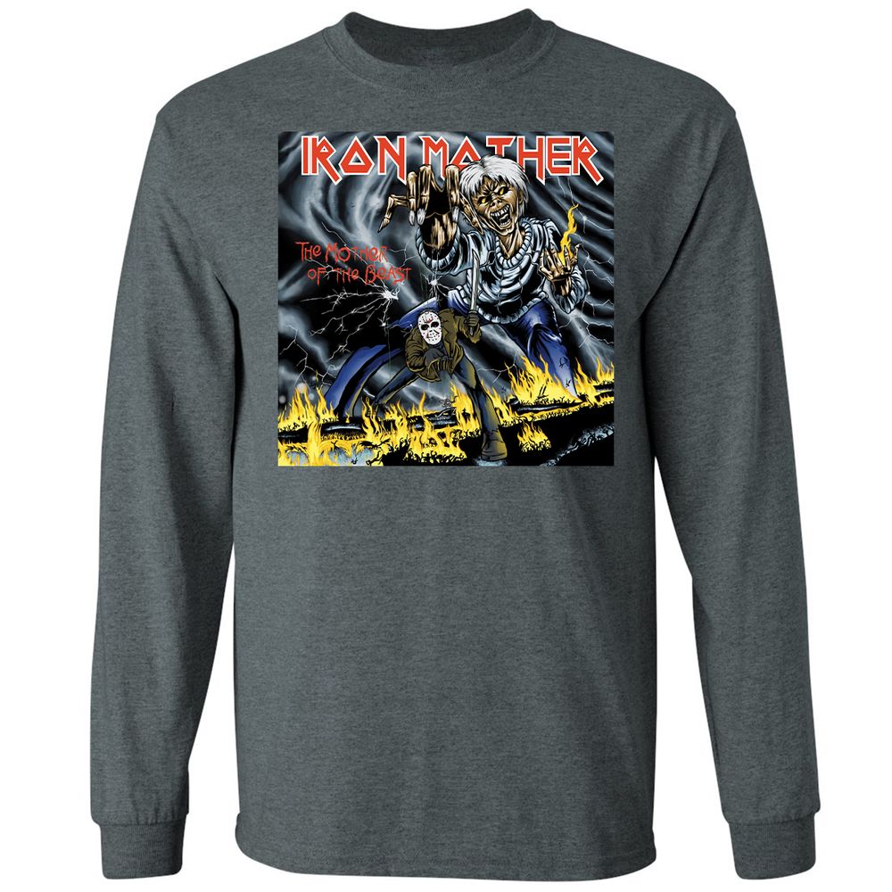 Long Sleeve T-Shirt - ZEX7YA1S - Dark Heather - 15