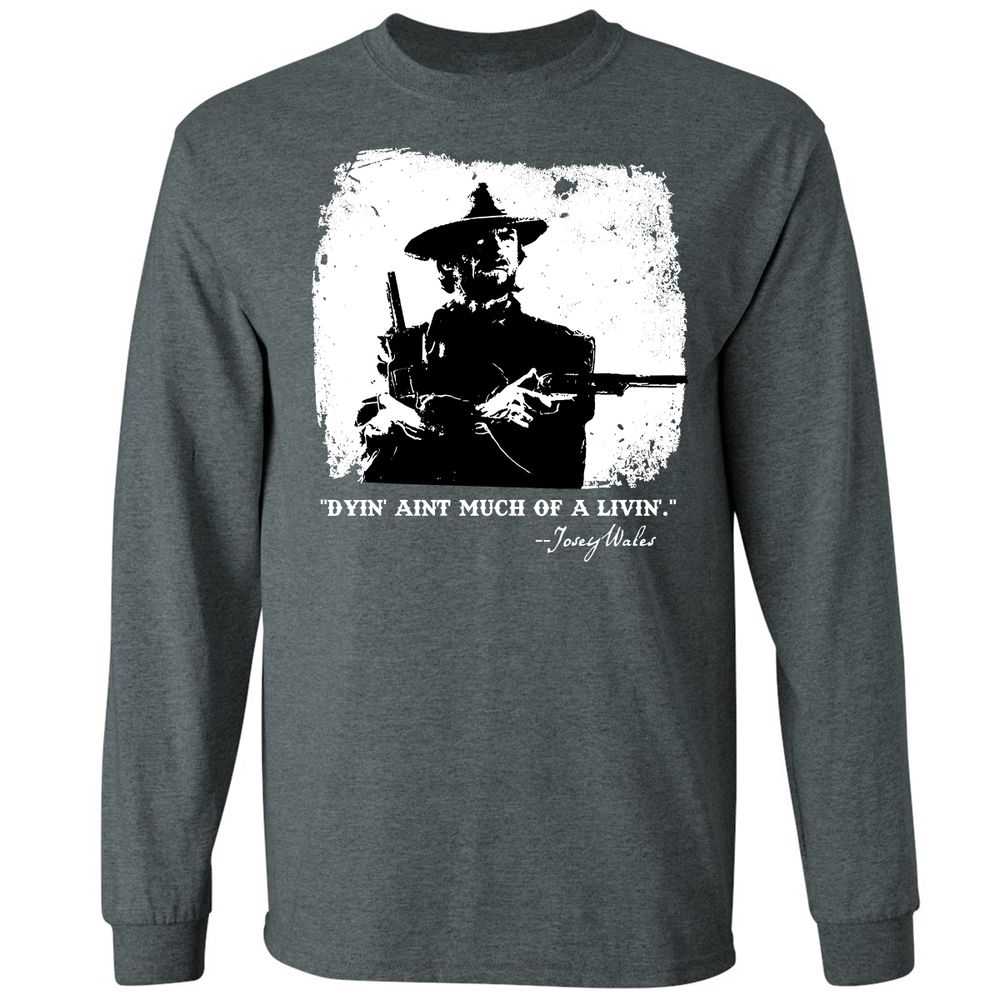 Long Sleeve T-Shirt - 8AY1JKTQ - Dark Heather - 15