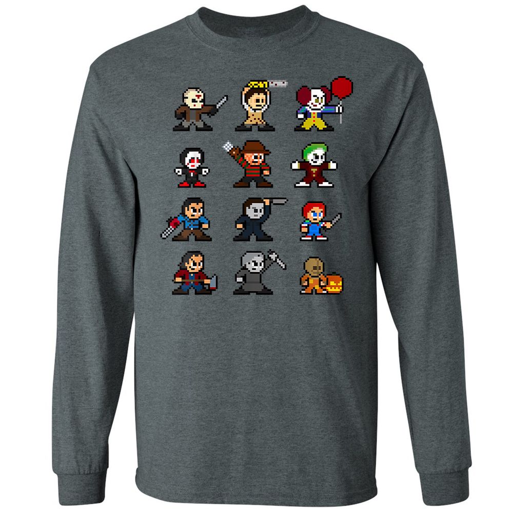 Long Sleeve T-Shirt - HXQTA5MV - Dark Heather - 15