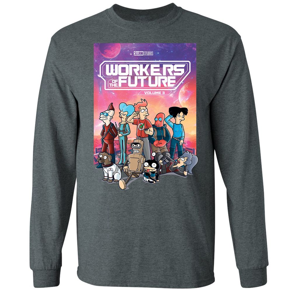 Long Sleeve T-Shirt - BTJD77U7 - Dark Heather - 15