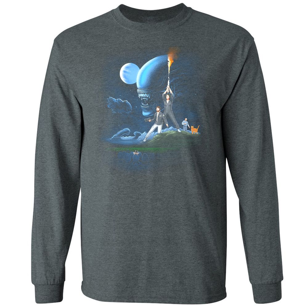 Long Sleeve T-Shirt - KU5NLDZS - Dark Heather - 15