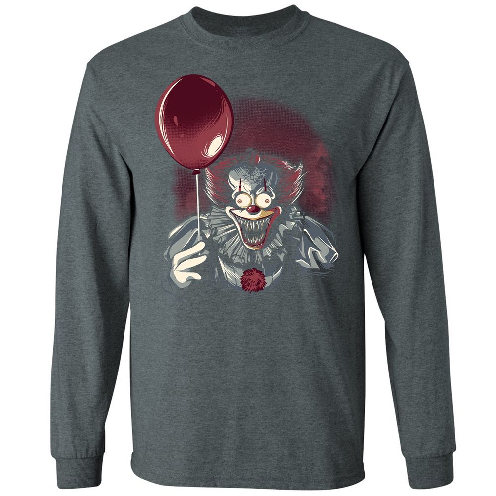 Long Sleeve T-Shirt - YLFMV9U3 - Dark Heather - 15
