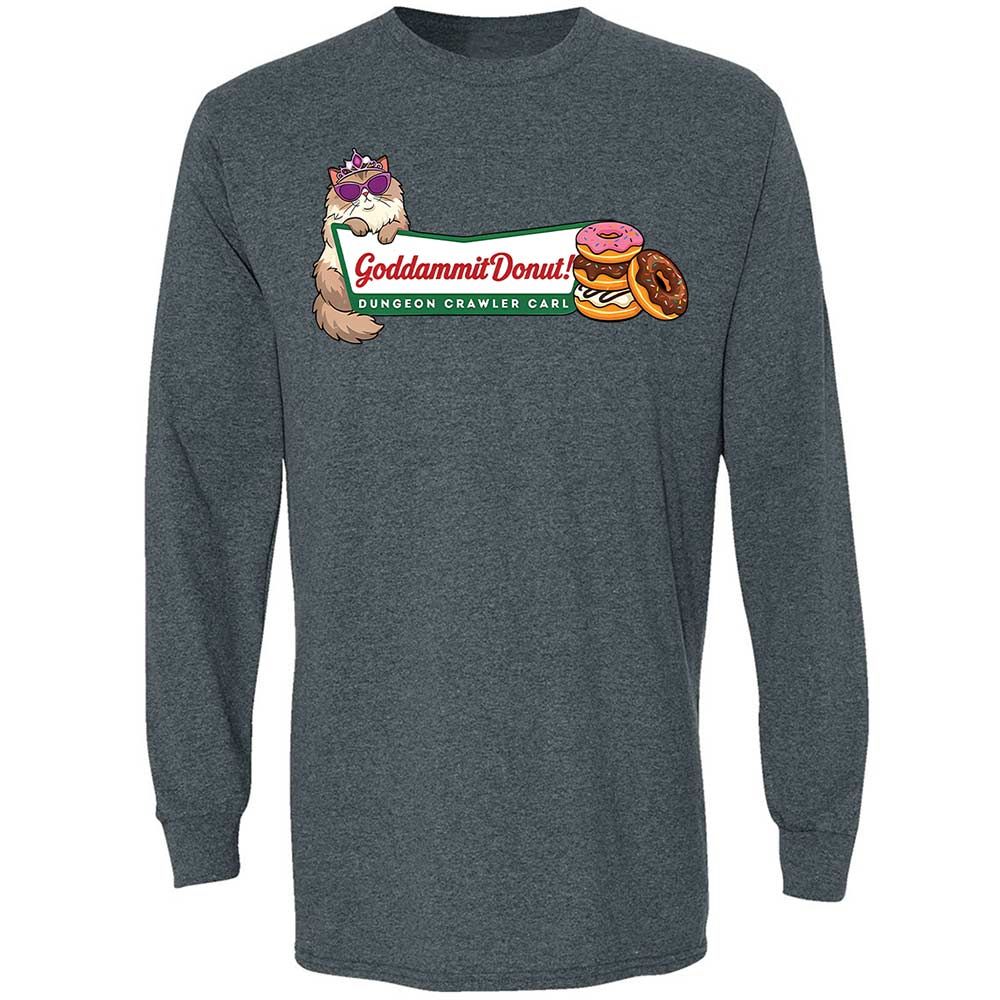 Goddammit Donut - Dark Heather - 15