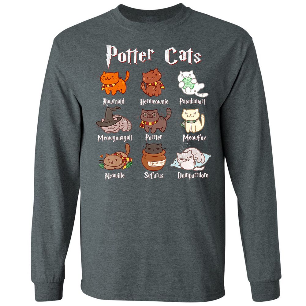 Long Sleeve T-Shirt - W9AAY7MQ - Dark Heather - 15