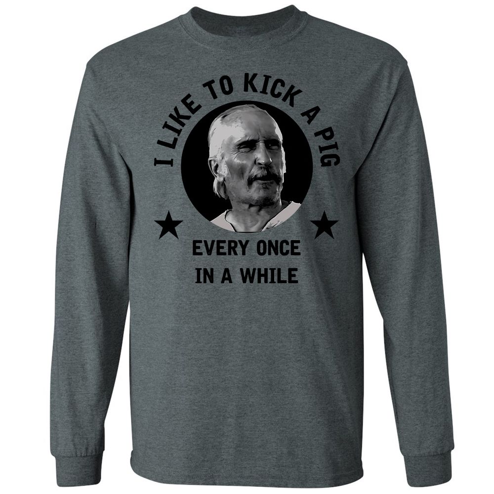 I like to kick a pig - Dark Heather - 15