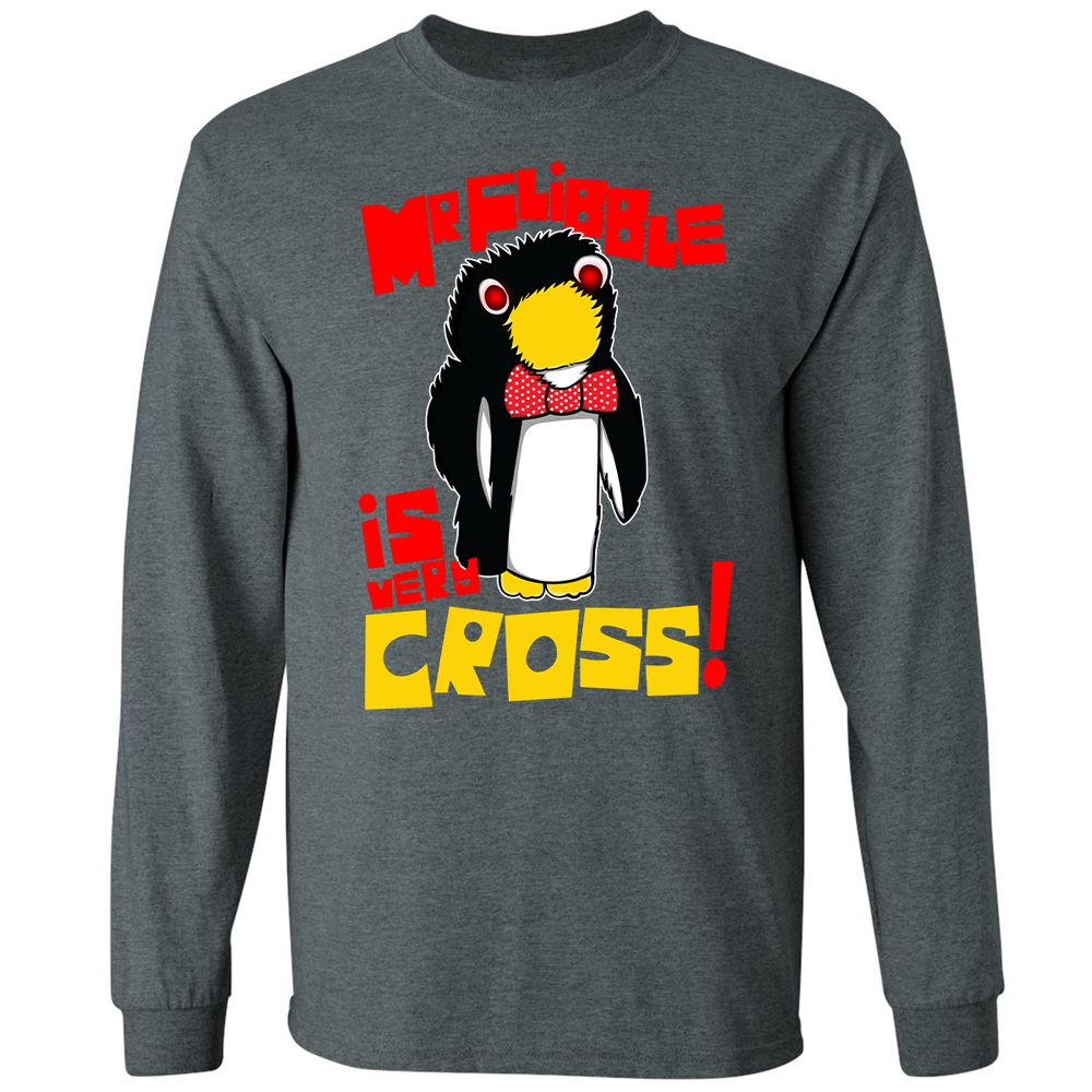 Mr Flibble is very Cross - Dark Heather - 15