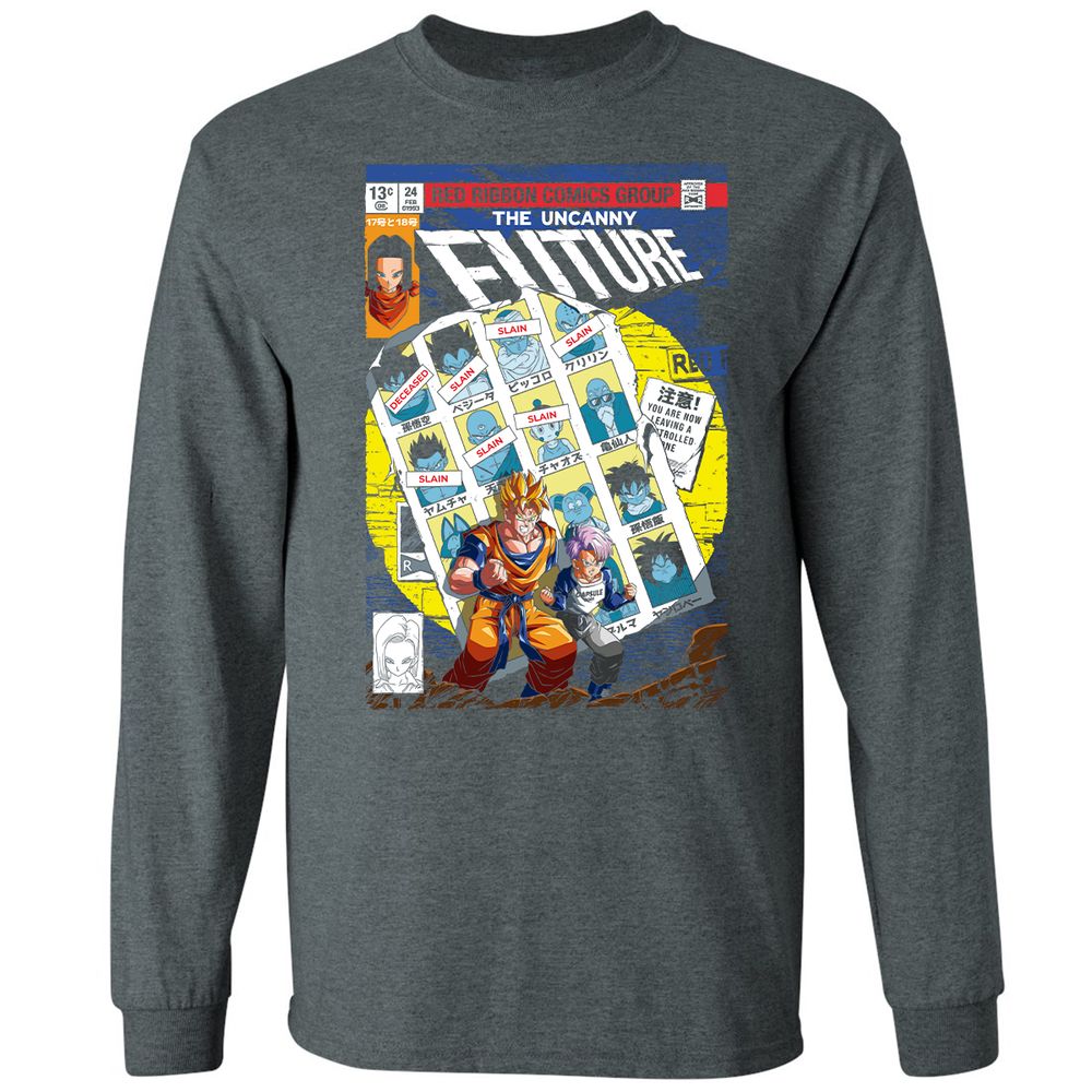 Long Sleeve T-Shirt - J5H899HU - Dark Heather - 15