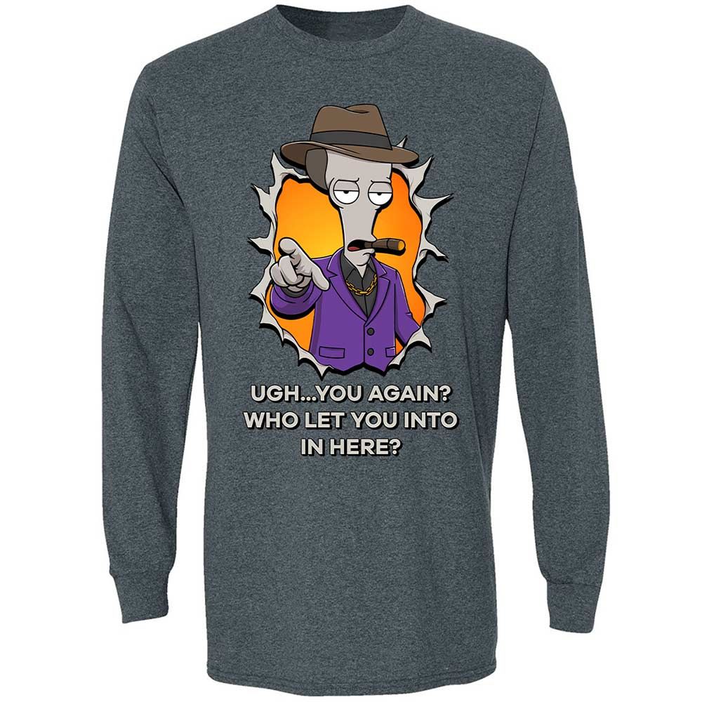 Long Sleeve T-Shirt - UZNMZX6A - Dark Heather - 15