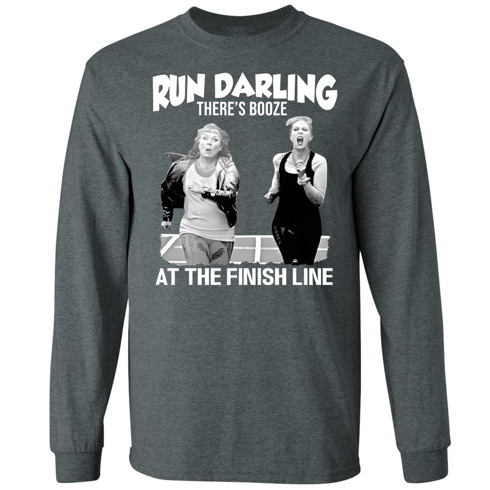 Run Darling Long Sleeve T-Shirt - Dark Heather - 15