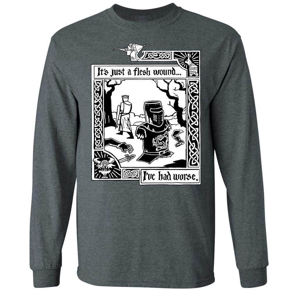 Long Sleeve T-Shirt - 3H8UDE3Z - Dark Heather - 15