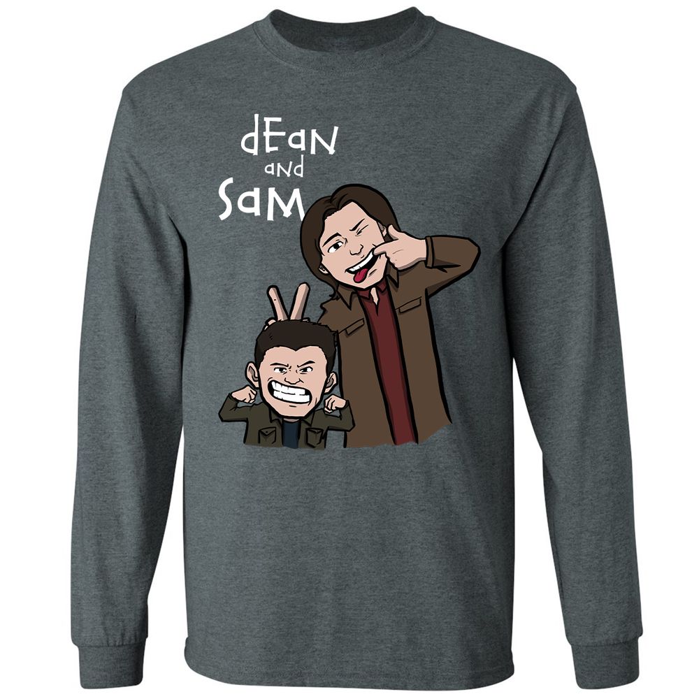 Long Sleeve T-Shirt - MSMKGQPZ - Dark Heather - 15