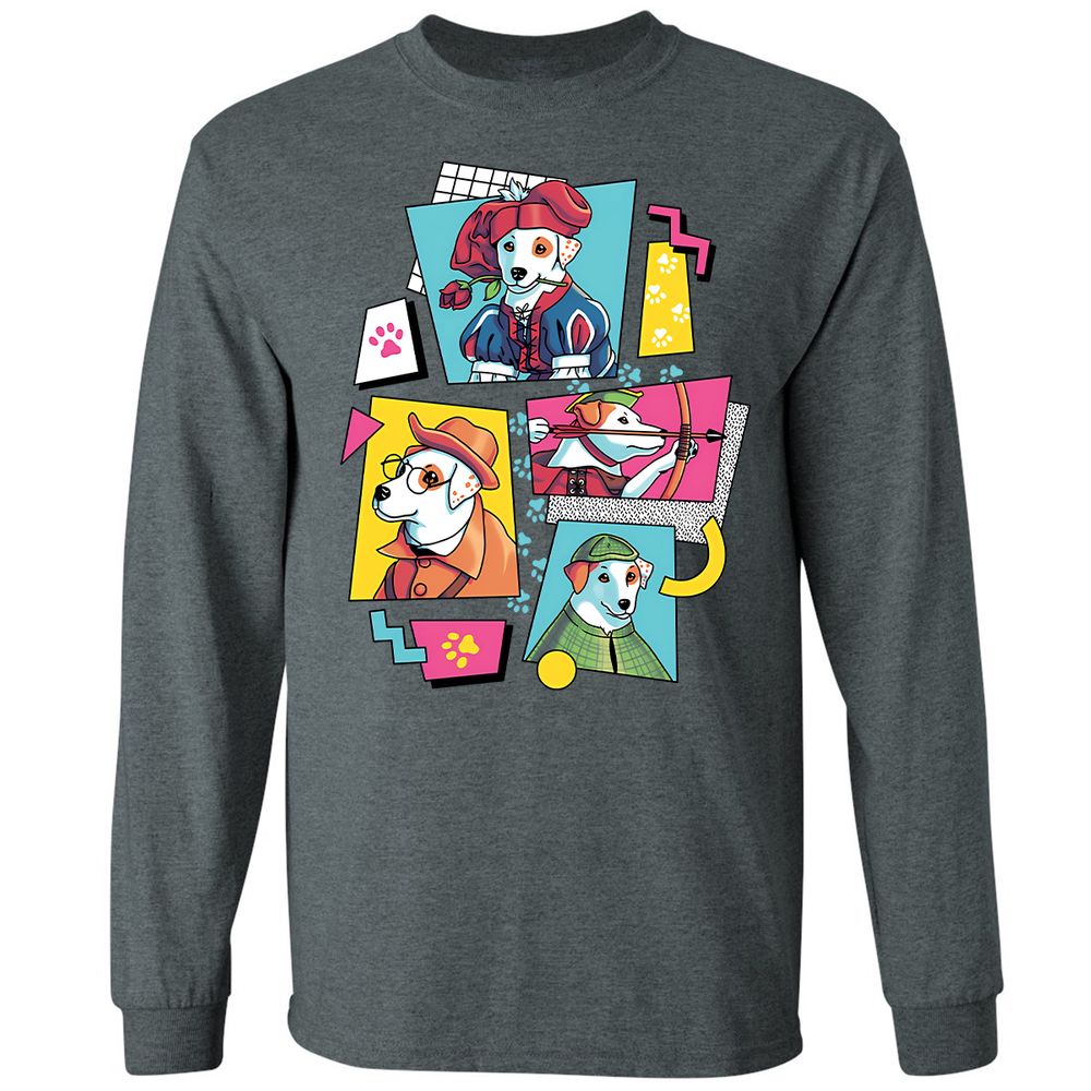 Long Sleeve T-Shirt - KXQET2MF - Dark Heather - 15