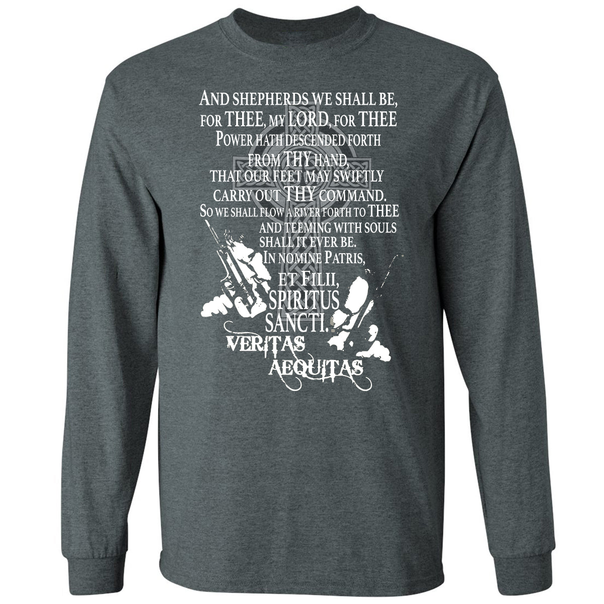 Long Sleeve T-Shirt - SJXGMF5N - Dark Heather - 15