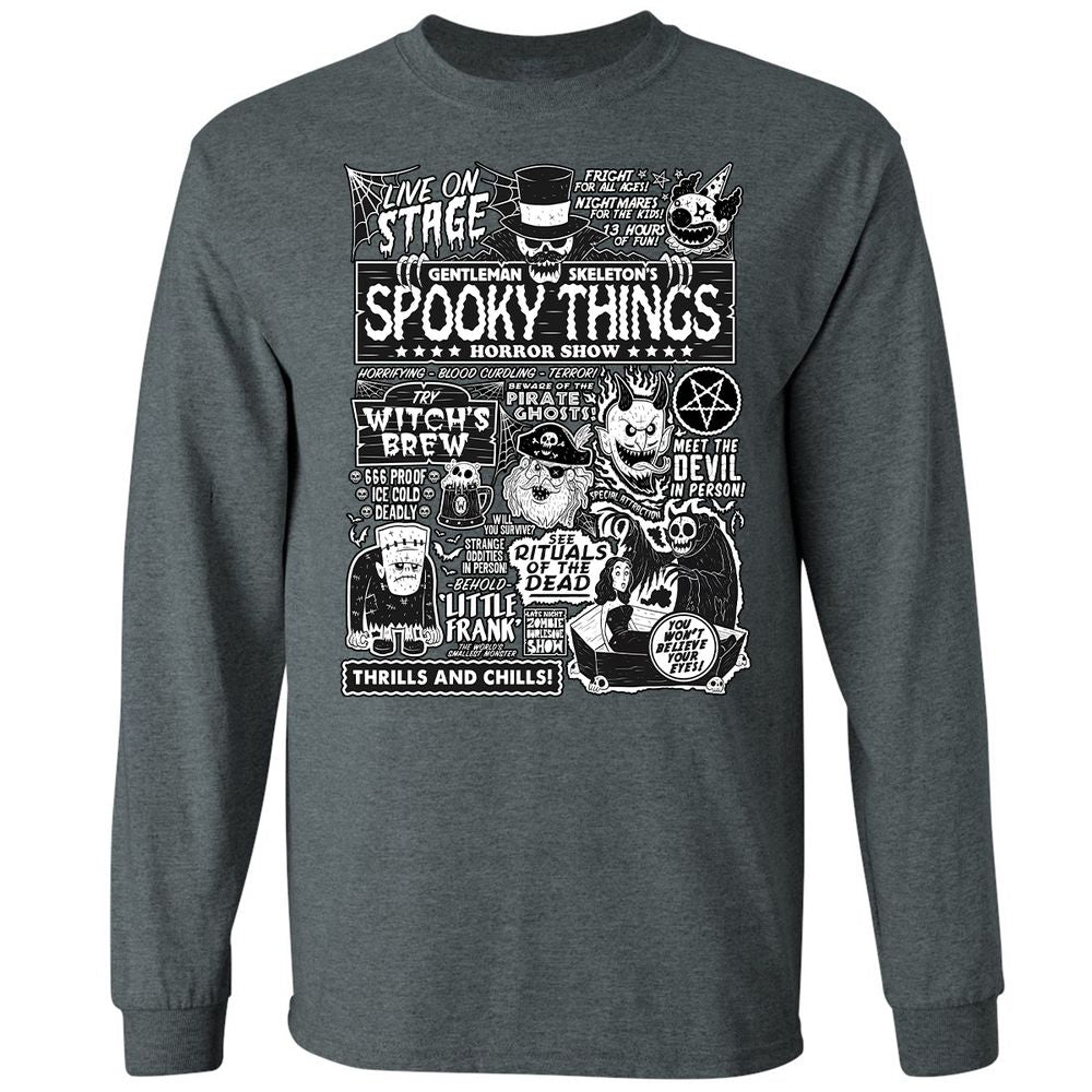 Long Sleeve T-Shirt - P1VR3SFB - Dark Heather - 15