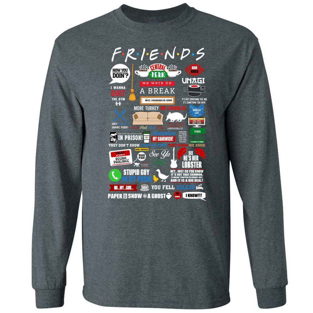 Long Sleeve T-Shirt - SZZQVDMZ - Dark Heather - 15