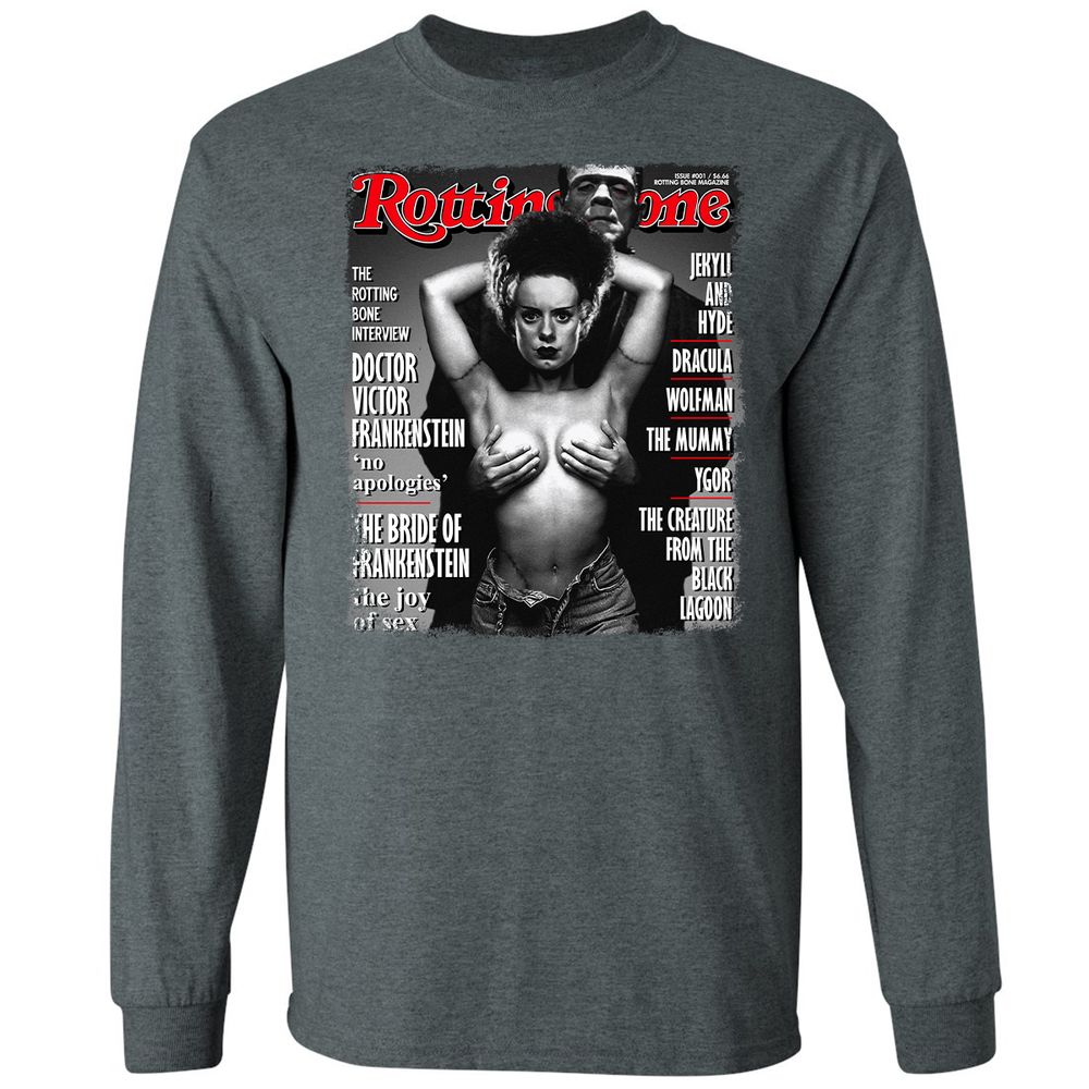 Long Sleeve T-Shirt - VVVQKDQV - Dark Heather - 15