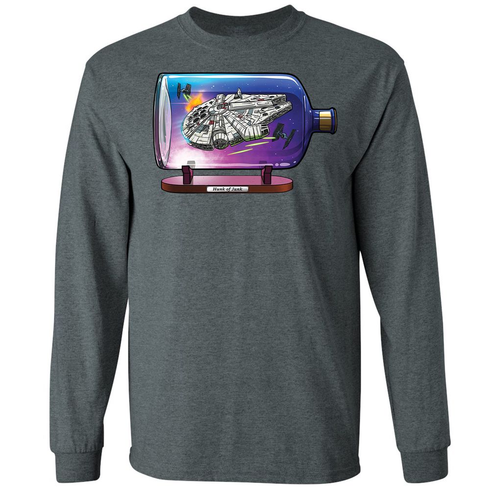 Long Sleeve T-Shirt - 9P6WWKBV - Dark Heather - 15