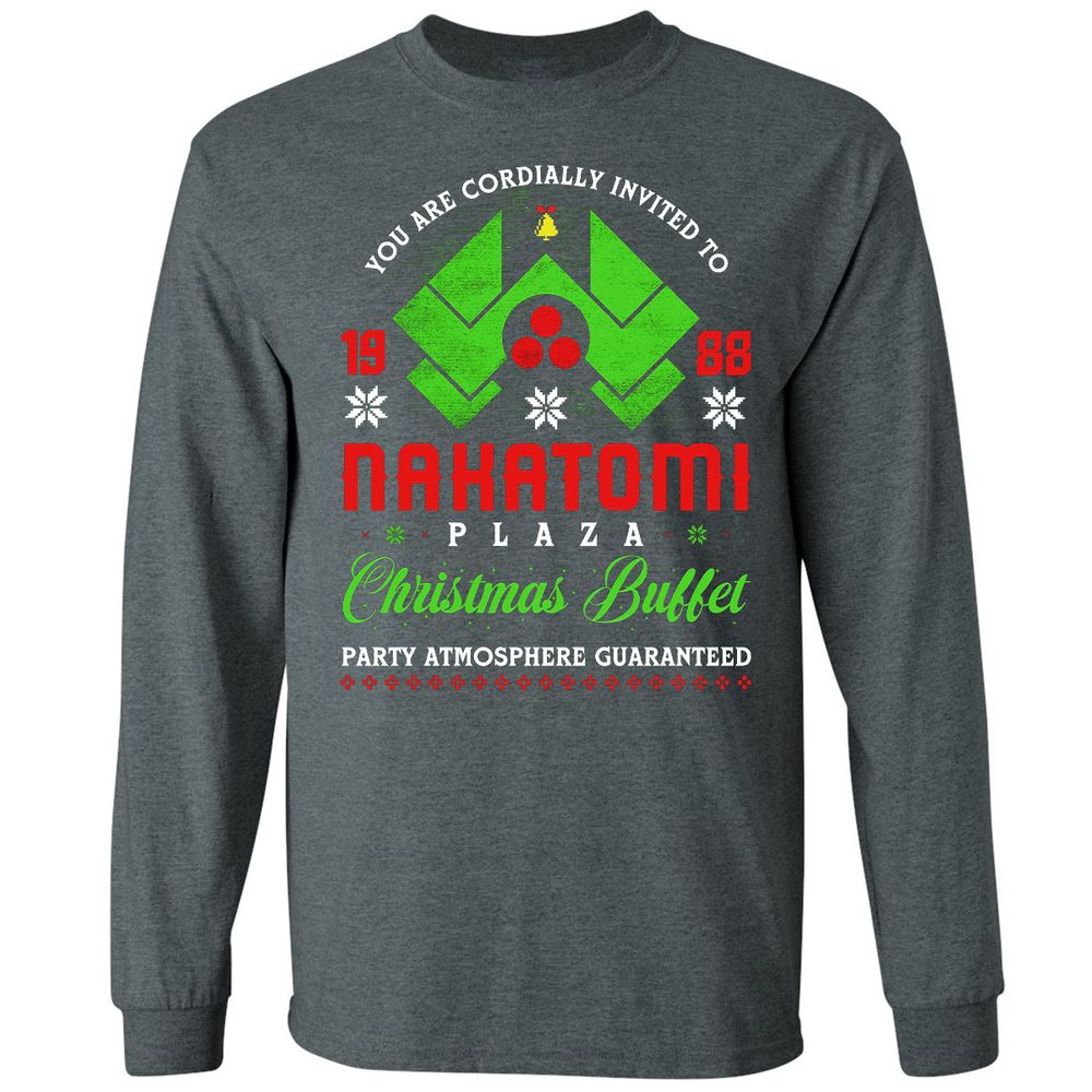Long Sleeve T-Shirt - YQE7S38U - Dark Heather - 15