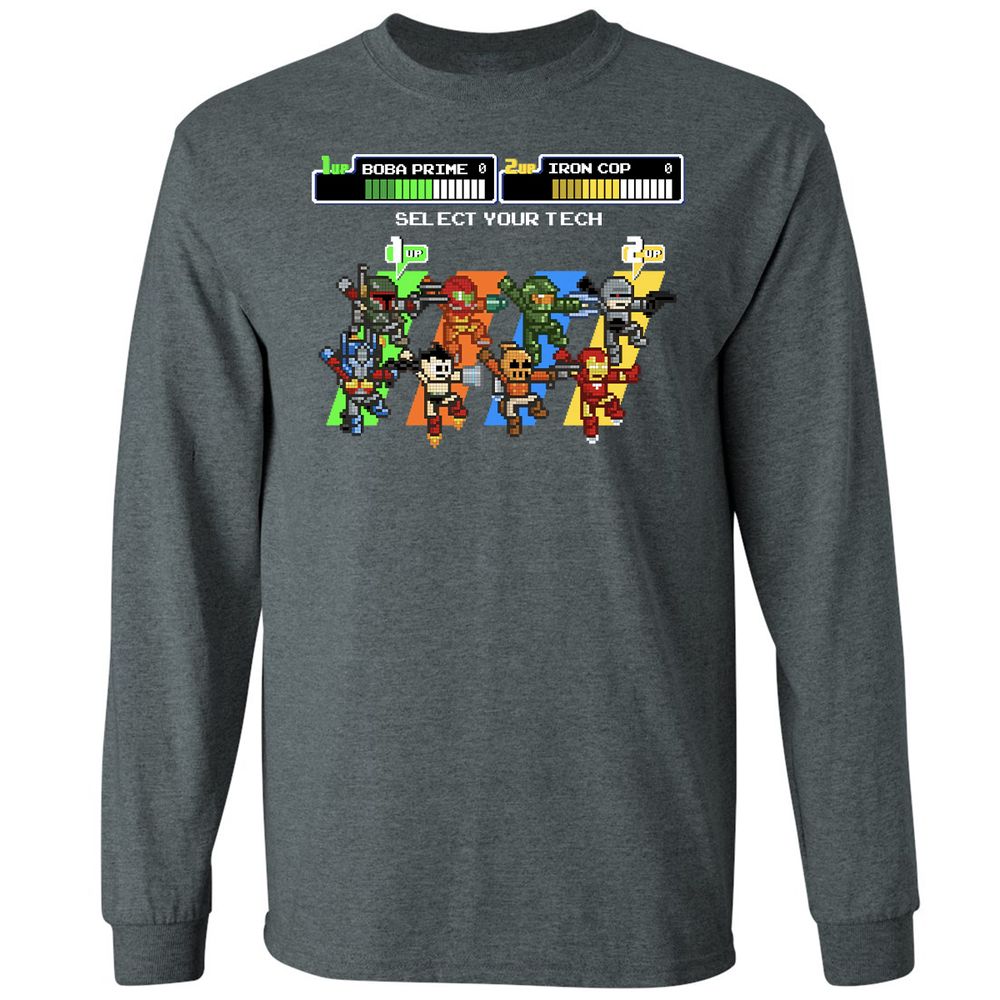 Long Sleeve T-Shirt - XS4SL3U9 - Dark Heather - 15