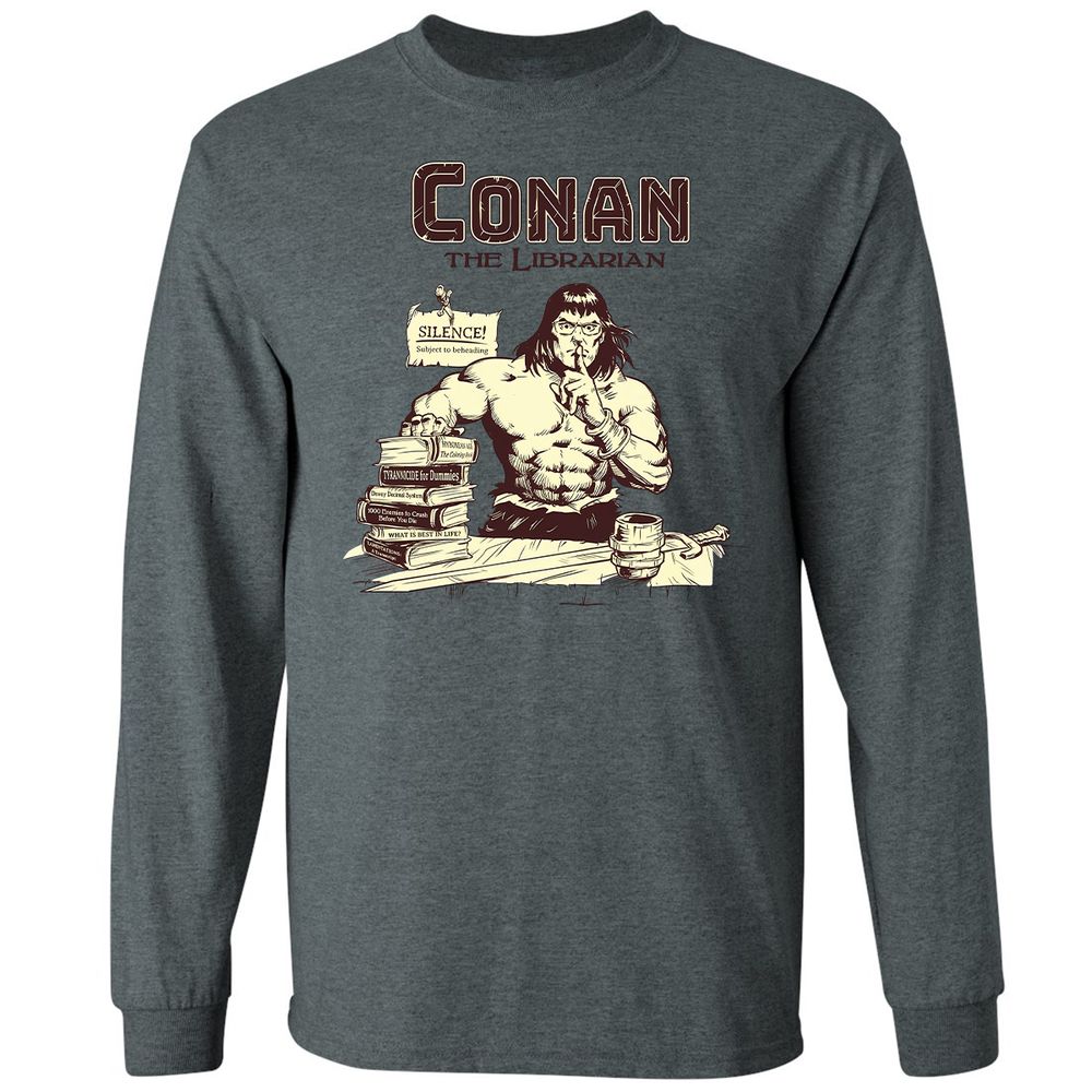 Long Sleeve T-Shirt - 4THUSR1L - Dark Heather - 15
