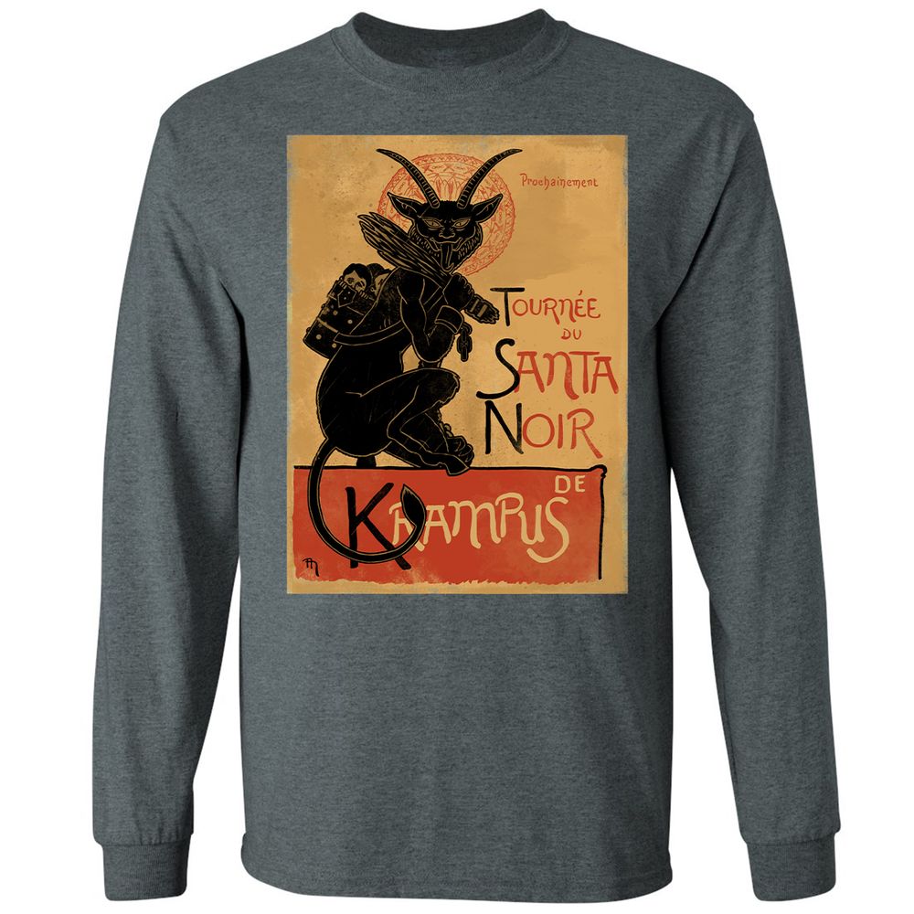 Long Sleeve T-Shirt - DLQSYTB6 - Dark Heather - 15