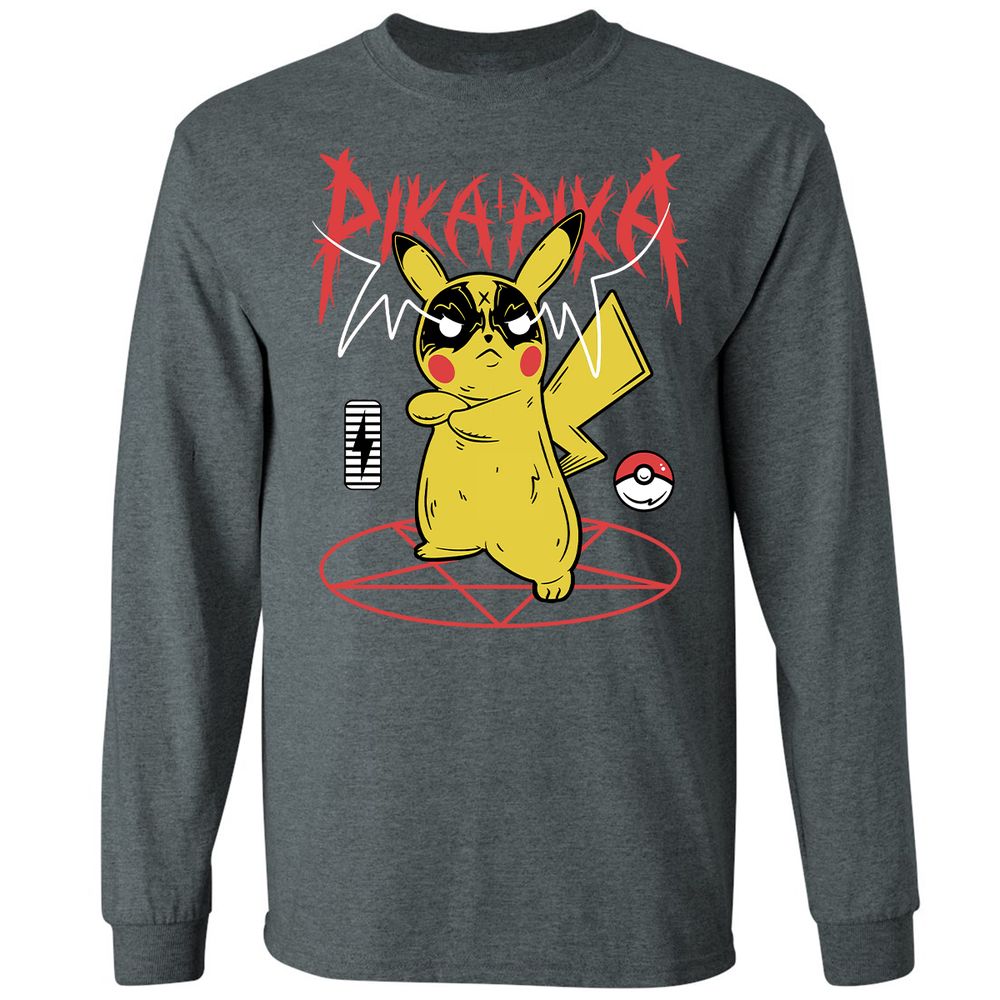 Long Sleeve T-Shirt - 244F35M7 - Dark Heather - 15