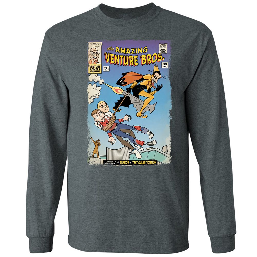 Long Sleeve T-Shirt - W92DUDUP - Dark Heather - 15