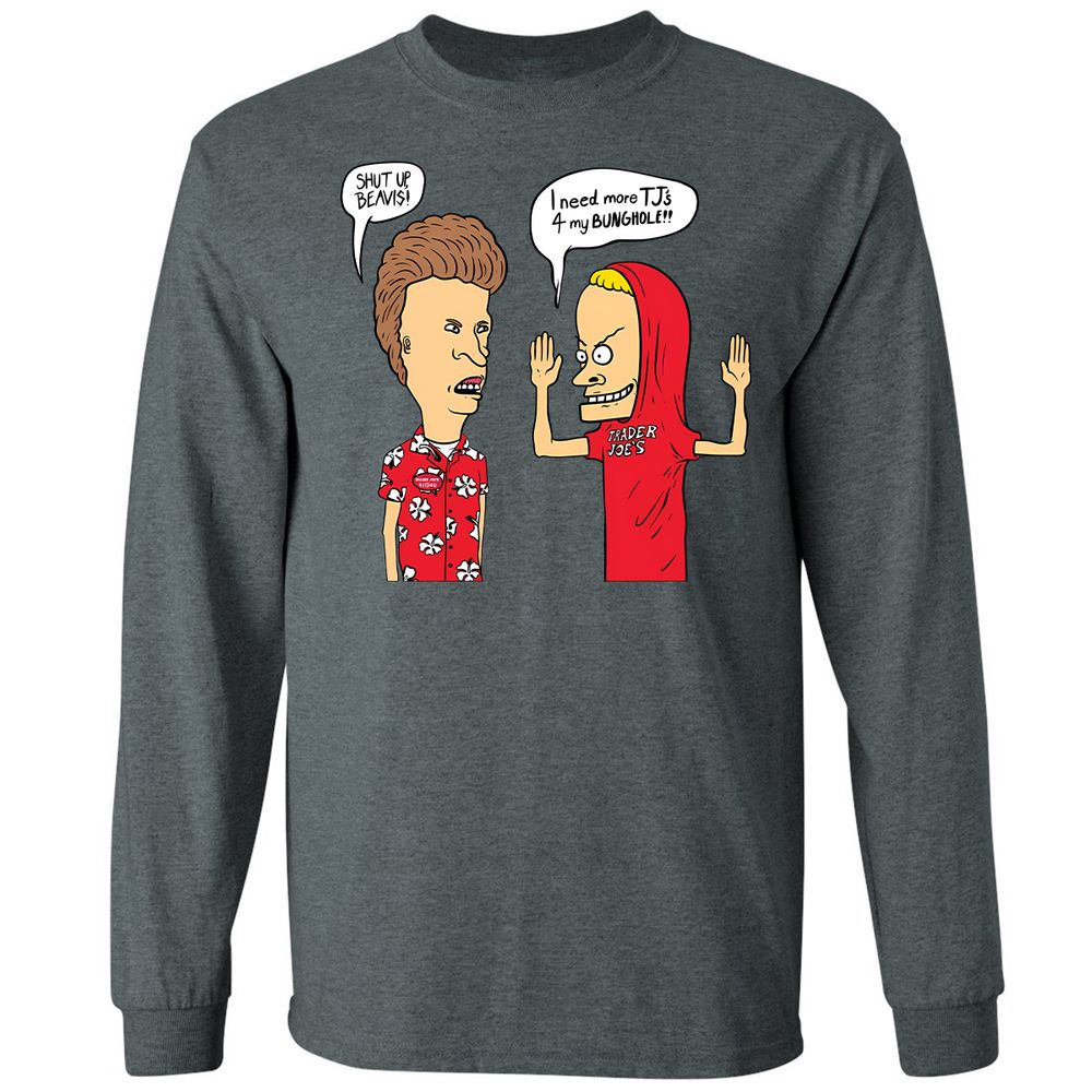 Long Sleeve T-Shirt - Q7JHA61E - Dark Heather - 15