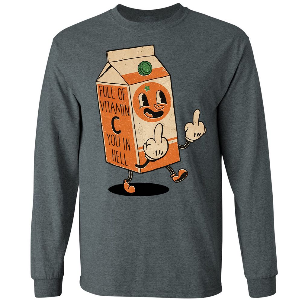 Long Sleeve T-Shirt - 2J2VYYZK - Dark Heather - 15
