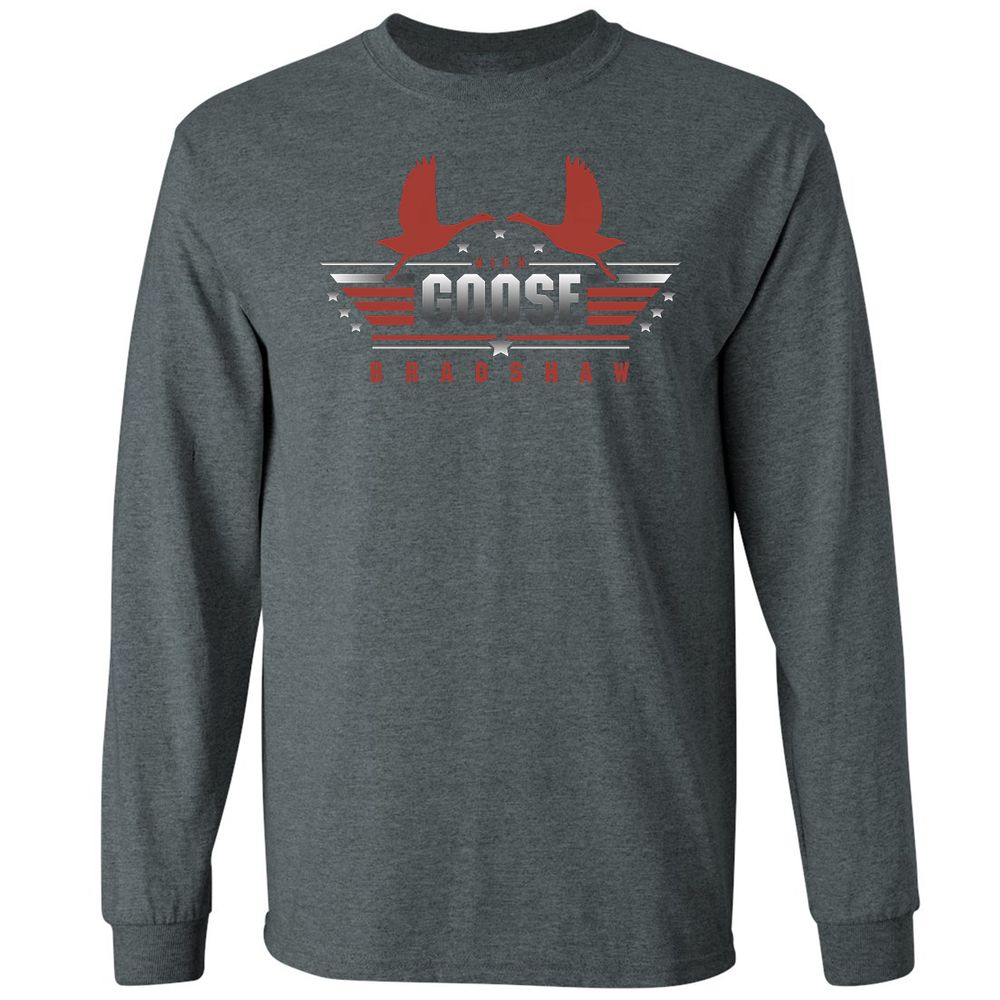 Long Sleeve T-Shirt - CRCXMXRD - Dark Heather - 15
