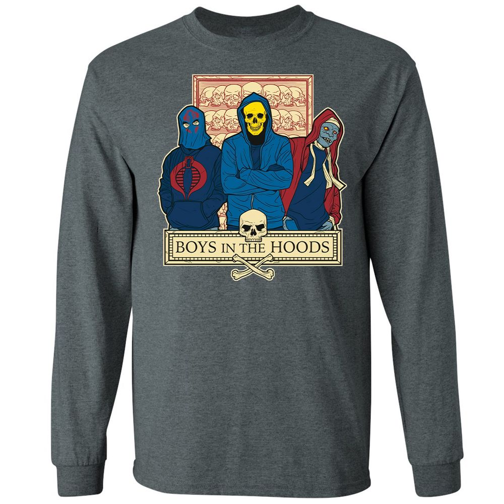 Long Sleeve T-Shirt - YPXUANAA - Dark Heather - 15