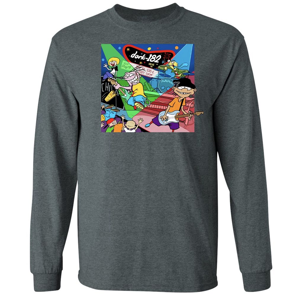 Long Sleeve T-Shirt - TQ876P47 - Dark Heather - 15