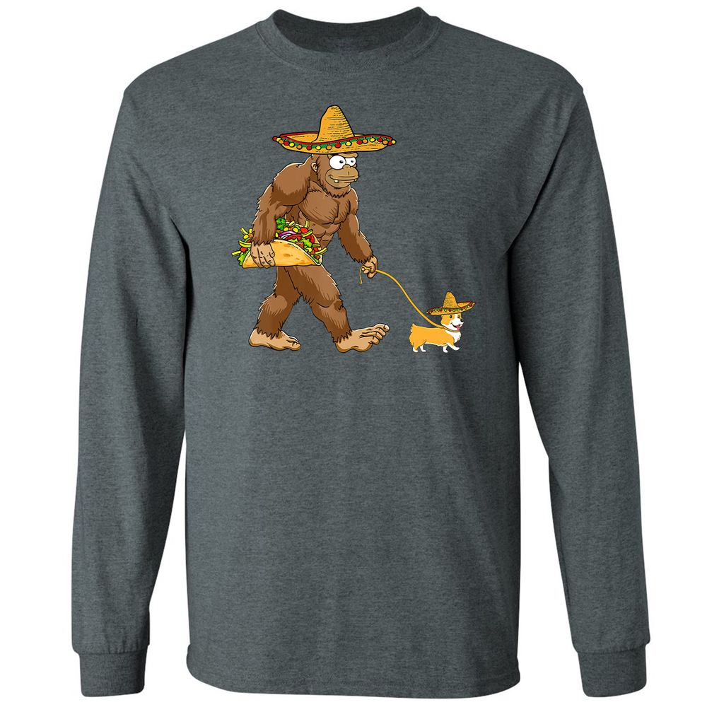 Long Sleeve T-Shirt - 978C7HHT - Dark Heather - 15