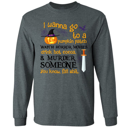 Long Sleeve T-Shirt - 6E9SEGP5 - Dark Heather - 15