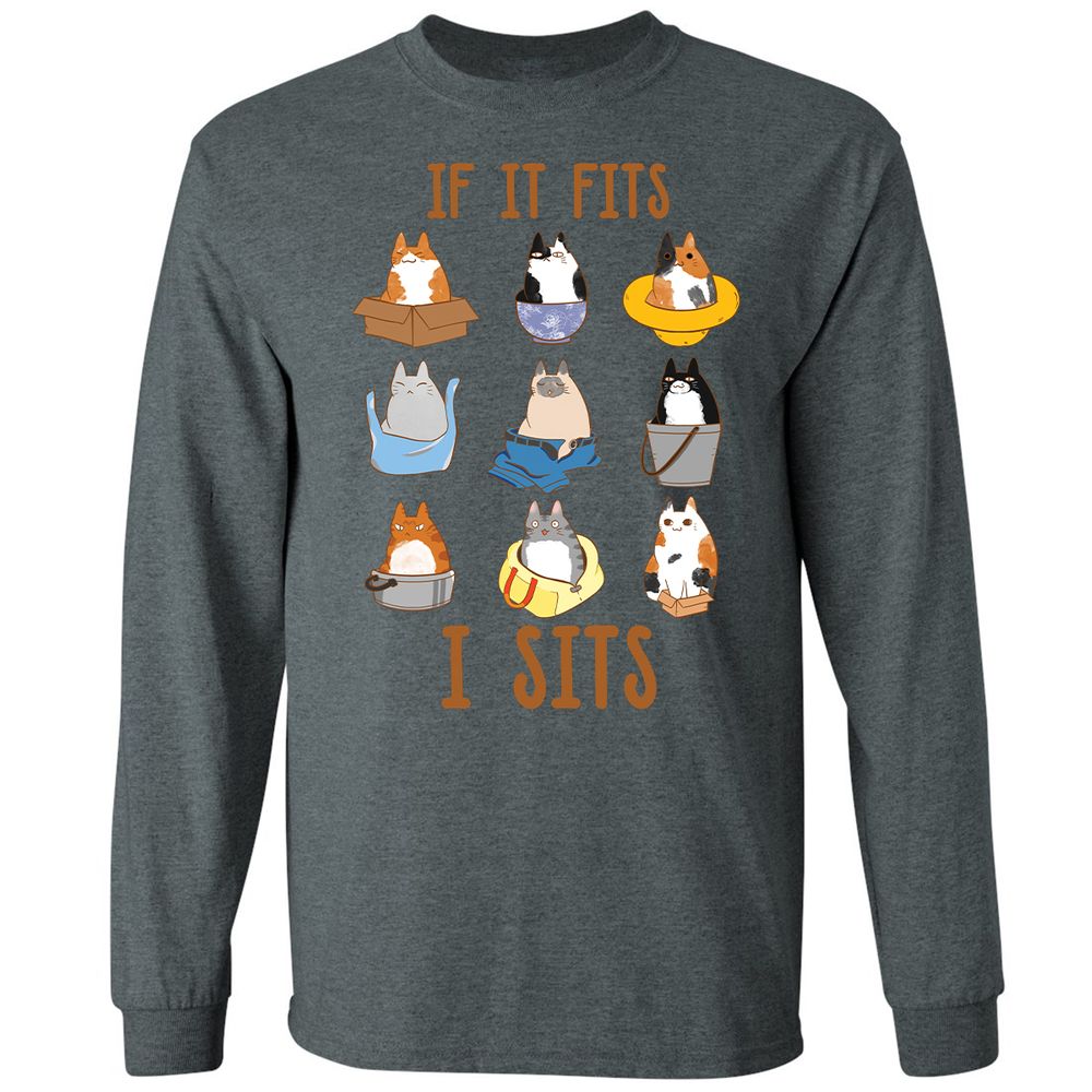 Long Sleeve T-Shirt - 3NYHD1FC - Dark Heather - 15