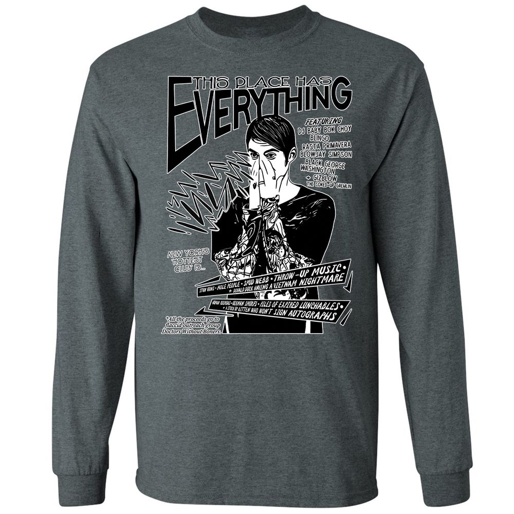 Long Sleeve T-Shirt - Y34Q338G - Dark Heather - 15